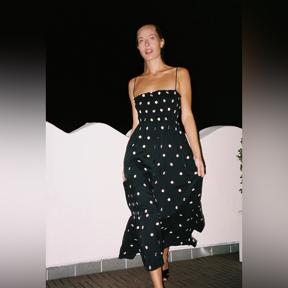 Ciao Lucia Umbria Floral Embroidered Dress